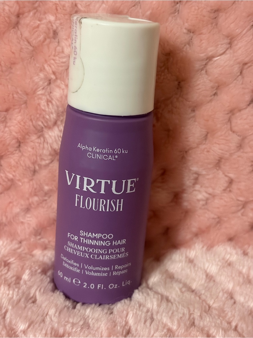 Virtue Flourish Shampoo for Thinning Hair 60 ml / 2 oz